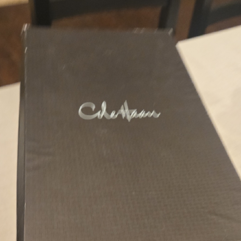Cole Haan Midnight Black Leather Heeled Boots - Picture 9 of 9